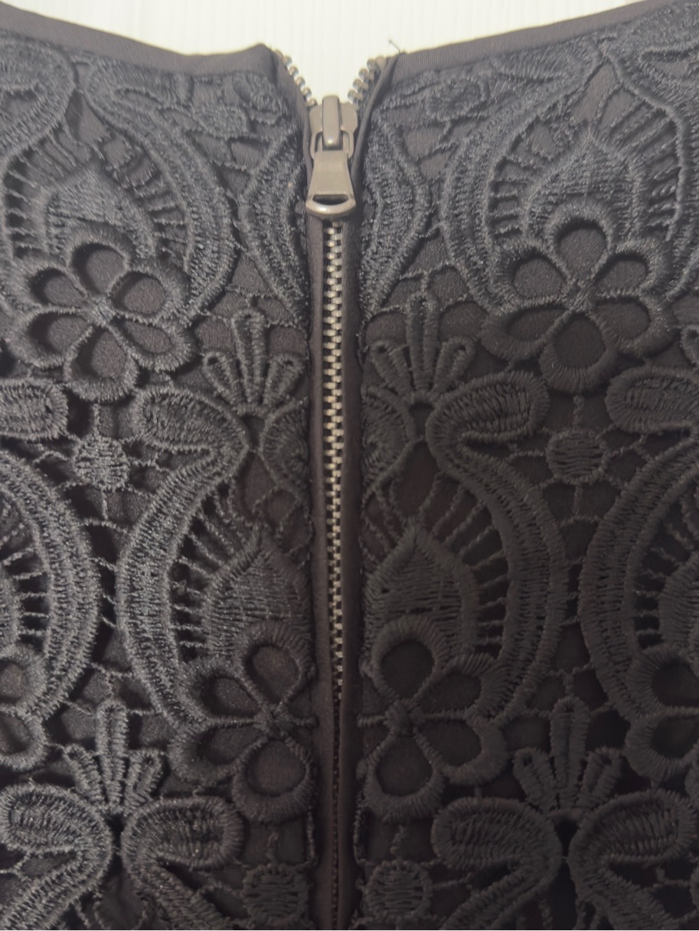 Club Monaco Black Lace Long-Sleeve Sheath Dress - Picture 5 of 7